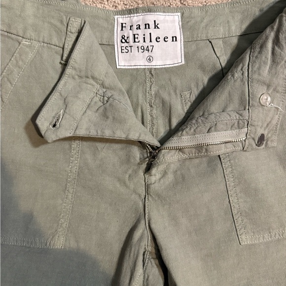 Frank & Eileen FOXROCK Army, Italian Peached Twill jogger - Picture 3 of 7
